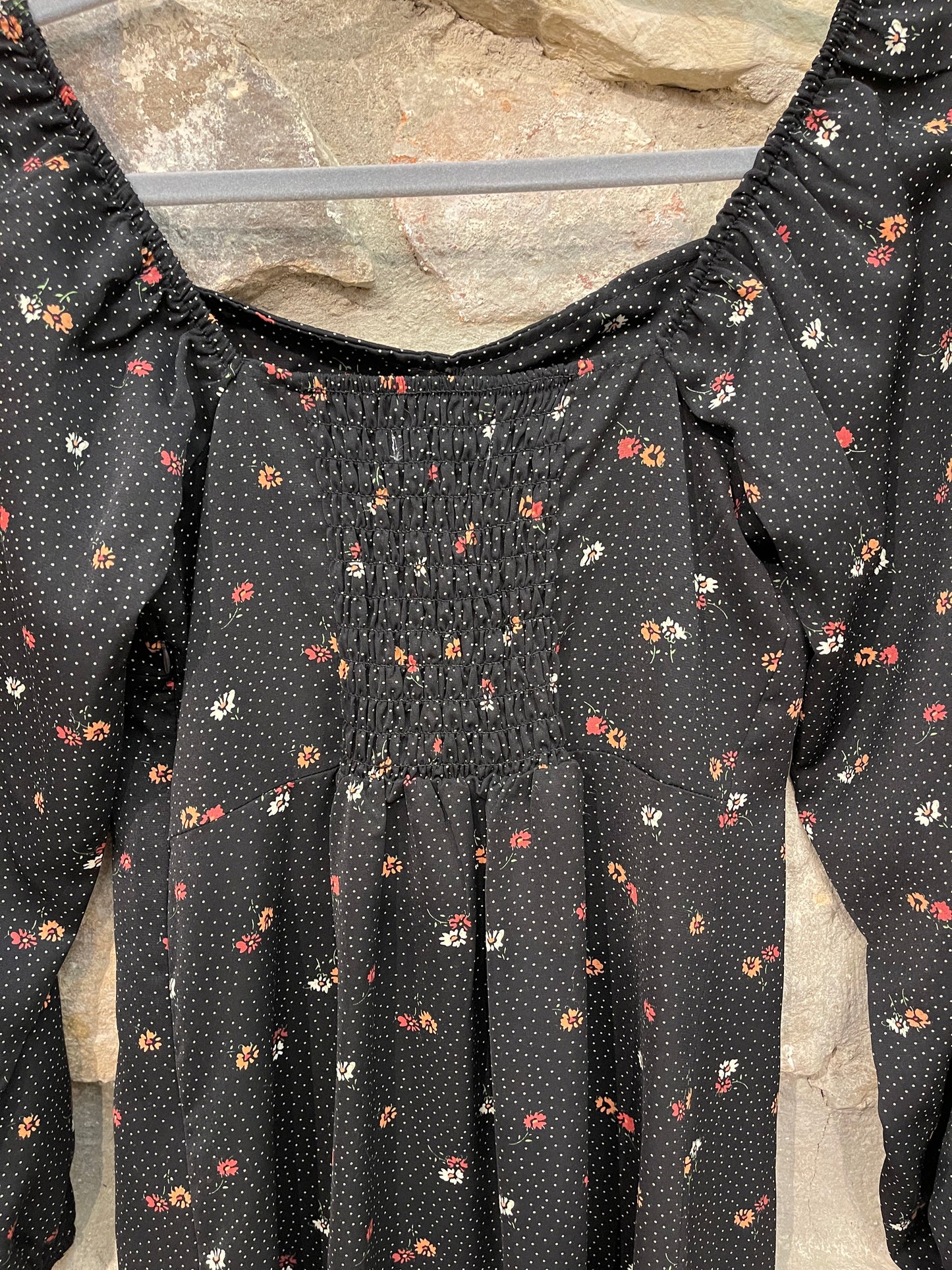 Vestido Flores Manga Larga BRAVE SOUL