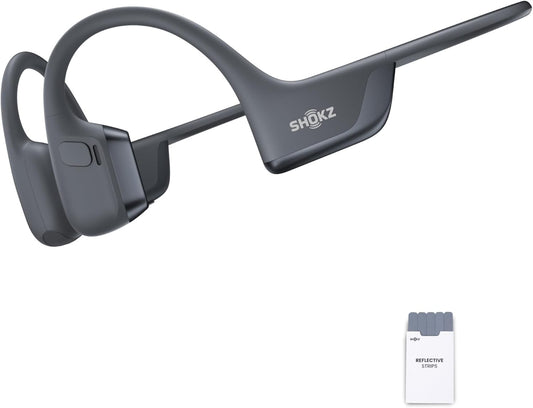 SHOKZ Słuchawki Sportowe OpenRun Pro 2 z Przewodnictwem Kostnym, Bezprzewodowe z Bluetooth 5.3, Mikrofony Redukujące Hałas, IP55 Wodoodporne, 12h Czasu Odtwarzania, USB-C Szybkie Ładowanie, Czarny
