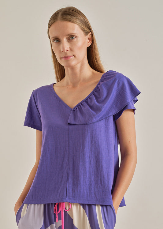 Camiseta detalle volante SCORZZO