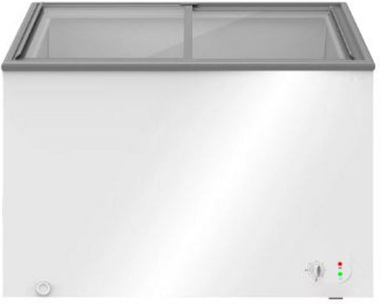 INFINITON Arcon Congelador Industrial FCH-209CC82WEC, 209 Litros, Puerta con diseño Flat door design, Control de temperatura Mecánico, D, Ruedas, Cierre de seguridad con llave