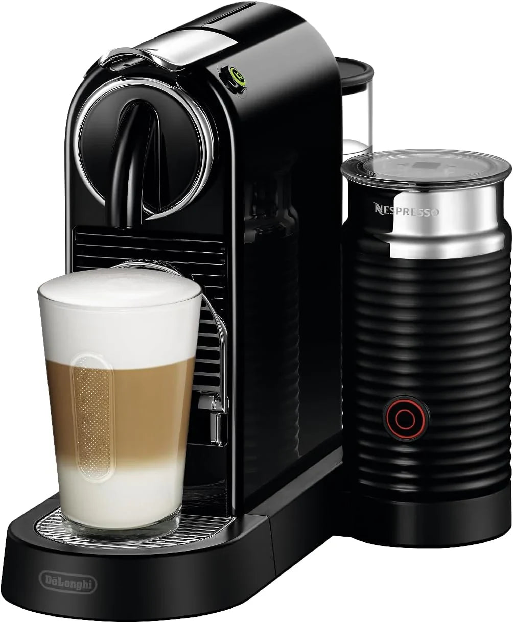 DeLonghi Nespresso Citiz EN267.BAE Coffee Maker with Capsules, Special Extraction System, 1710 W, 1 L, Plastic, Black