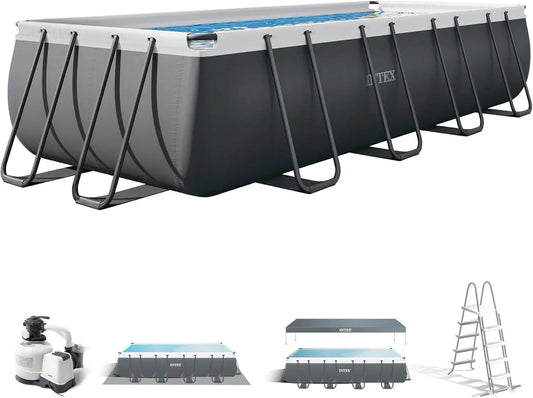 Intex 55220 – Removable Rectangular Ultra XTR Frame Pool 549 x 274 x 132 + Filter