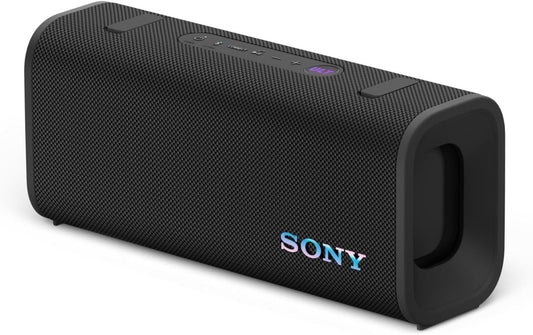 Sony ULT Field 5, Powerful Bluetooth Portable Speaker, 25 H Battery, 2 ULT Power Sound Modes, Water and Dust Resistant, 360 Lights, Removable Shoulder Strap, Compact, Black