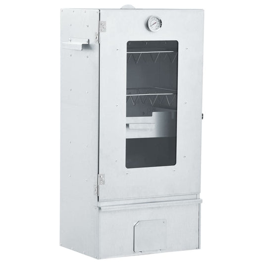 Horno Ahumador Barbacoa 1 Kg De Virutas De Madera 44,5x29x83 Cm Vidaxl