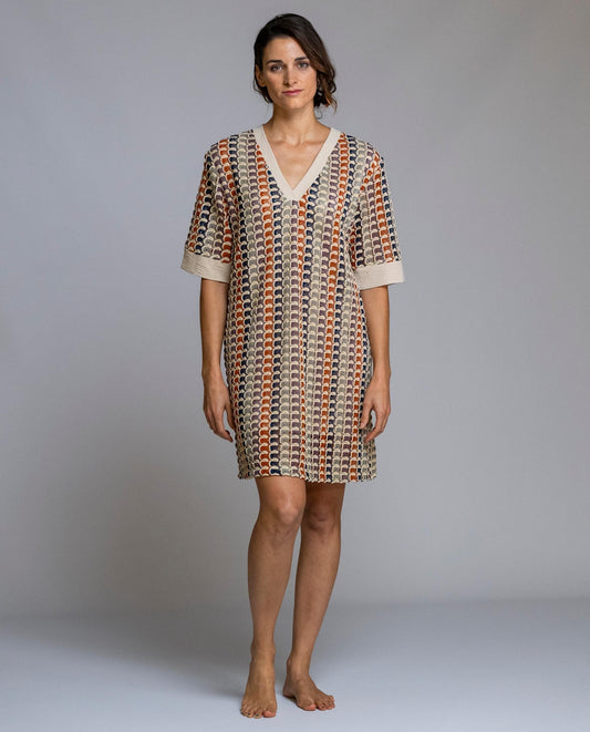 Vestido Crochet Corto SEÑORETTA