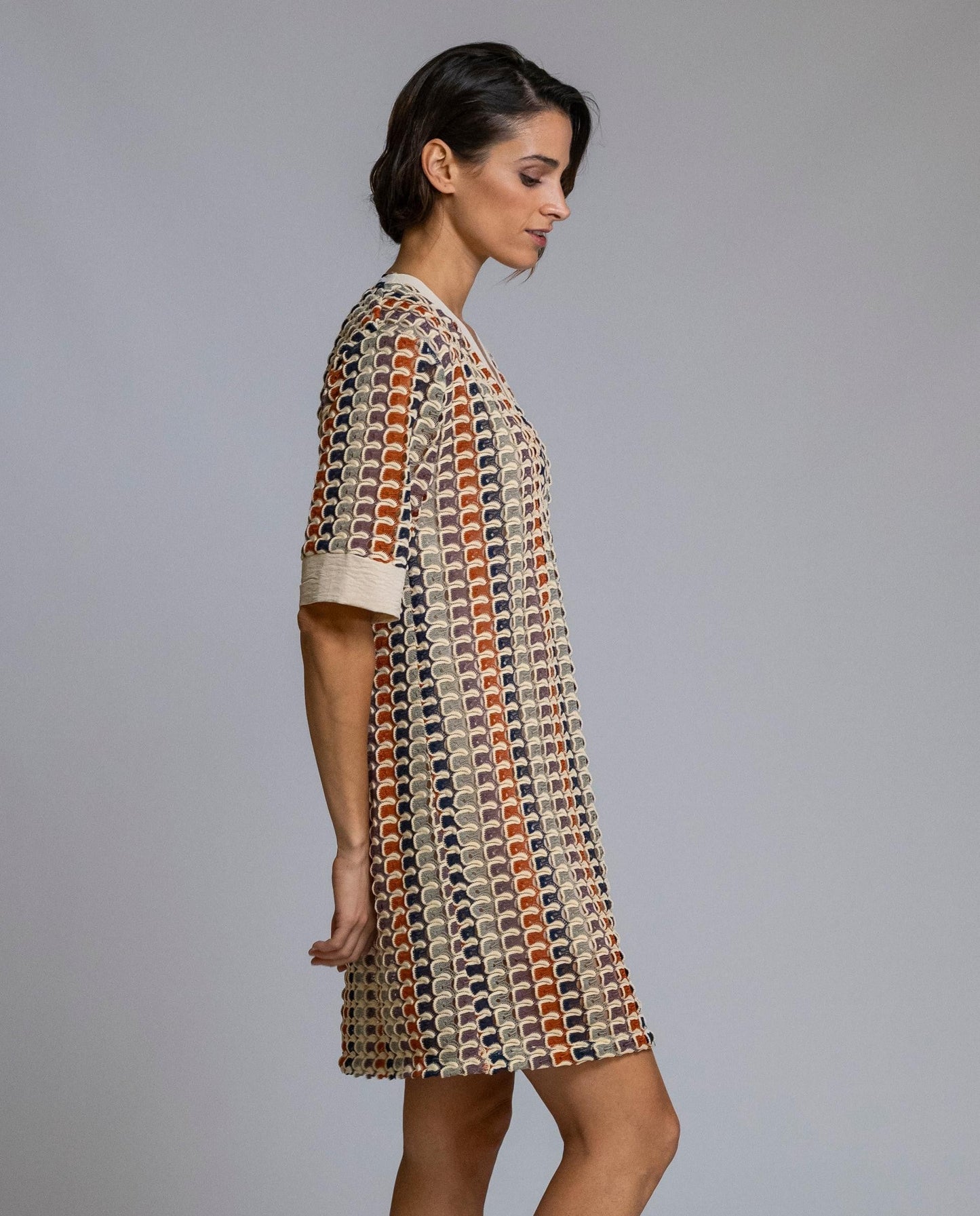 Vestido Crochet Corto SEÑORETTA
