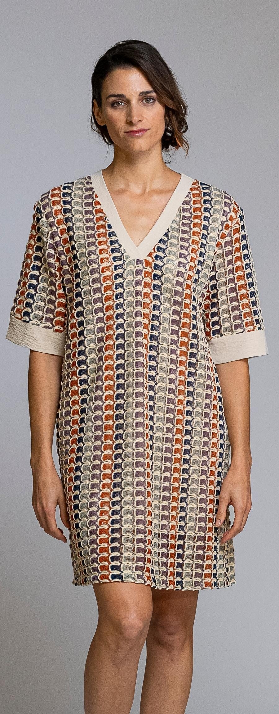 Vestido Crochet Corto SEÑORETTA