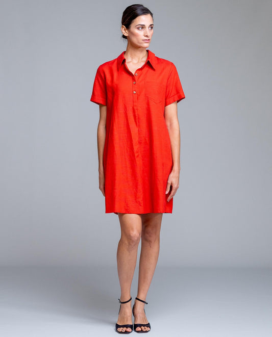 Vestido Corto Liso SEÑORETTA