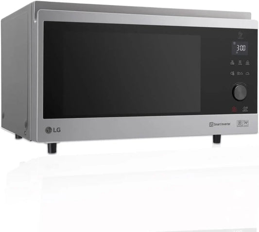 LG MJ3965BPS – Microwave Oven, 4 in 1, with Digital Display, 39 Litres and 1100 W, Smart Inverter and EasyClean Function, Faster Cooking, Keeps Flavor, Black