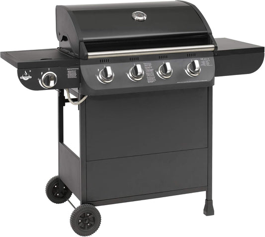 Grill gazowy "COLUMBUS" 4 + 1 palnik firmy El Fuego® BBQ BBQ grill na kółkach, grill gazowy Barbecue AY 563