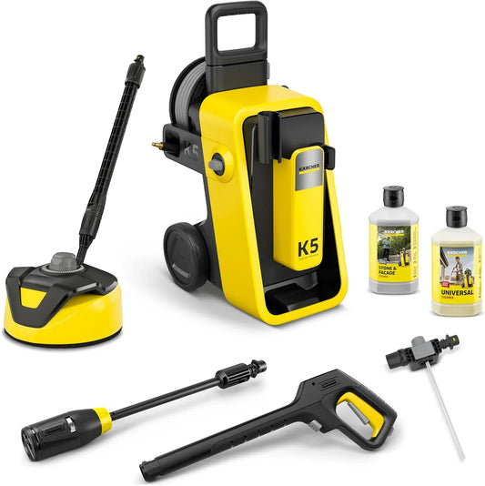 Kärcher K 5 Power Control pressure washer, pressure: 145 Bar, flow rate: 500 l/h, Performance: 40 m2/h, Weight: 13 kg, Hose and High Pressure Gun Included