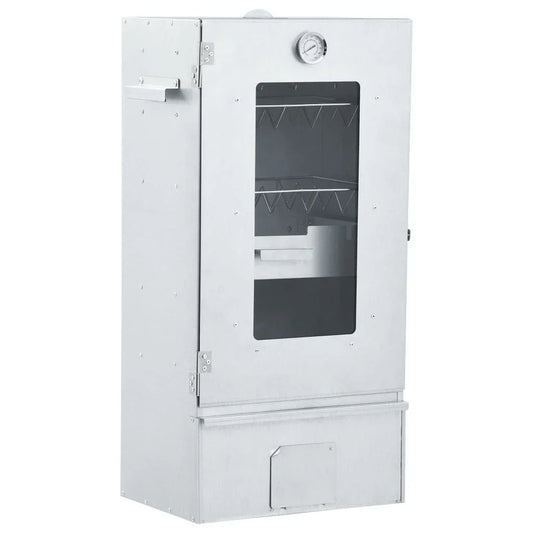 Horno Ahumador Barbacoa 1 Kg De Virutas De Madera 44,5x29x83 Cm Vidaxl