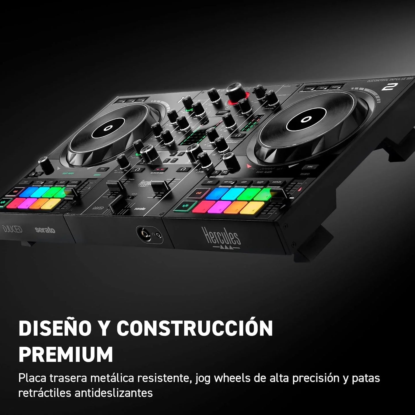 Hercules DJControl Inpulse 500 2 Deck USB DJ Controller for Serato DJ Lite and DJUCED