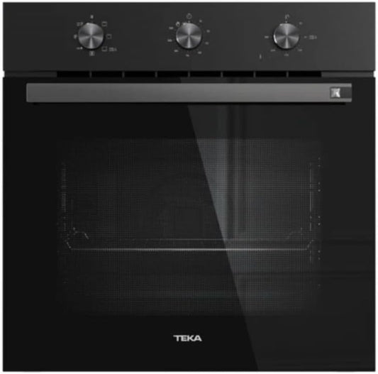 TEKA Horno Multifunción 60cm, HydroClean ECO, 6 Funciones, Guías Plus Extension, Bandeja Antivuelco, Clase A+, Modelo NEO HSB 6150 FBK