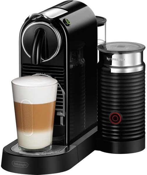 DeLonghi Nespresso Citiz EN267.BAE Coffee Maker with Capsules, Special Extraction System, 1710 W, 1 L, Plastic, Black