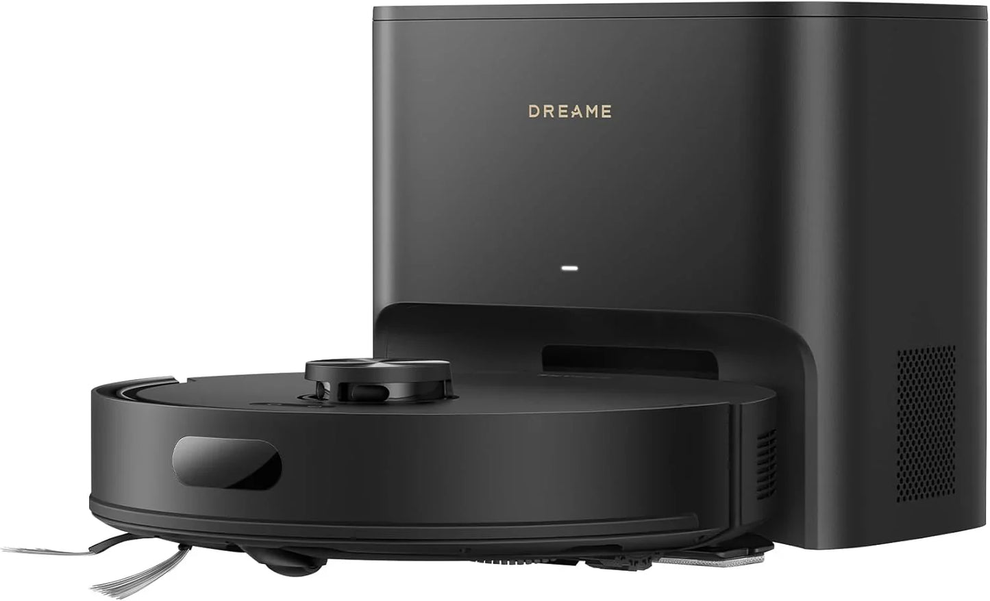 DREAME D20 Pro Plus 2-in-1 Robot Vacuum Cleaner and Scrubbing, 13,000 Pa, Double Brush for Pet Hair, Corner Cleaning, Emptying, LDS Navigation, Laser Dodging, Hard Floors/Carpets, 5200mAh