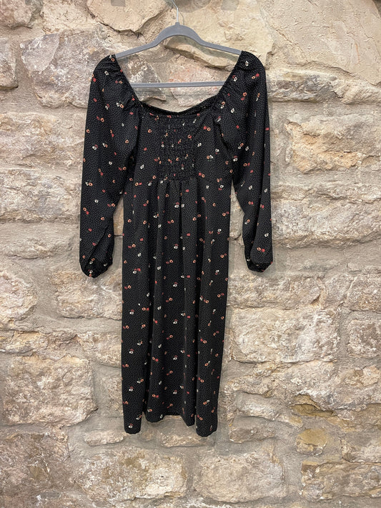 Vestido Flores Manga Larga BRAVE SOUL