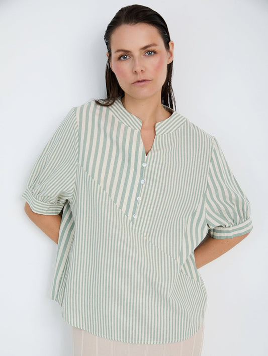 Camisa Rayas Combinadas SKATIE
