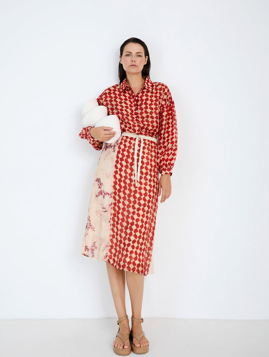 Falda Patchwork Teja SKATIE