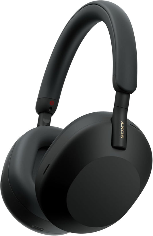 Sony WH-1000XM5 ANC Bezprzewodowe Słuchawki Nauszne z Redukcją Hałasu, Bluetooth, Clear Call Quality, Hi-Res, Do 30H Baterii, Szybkie Ładowanie, Alexa i Google Assistant, IOS i Android - Czarne