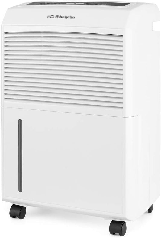 Orbegozo Dh 3000, deshumidificador Con Capacidad De Deshumidificación De 30L/Día, Refrigerante R290, Depósito 5,8 L, Área De Aplicación 120 M2, Sistema Anti-Congelación, 495 W, 2 velocidades