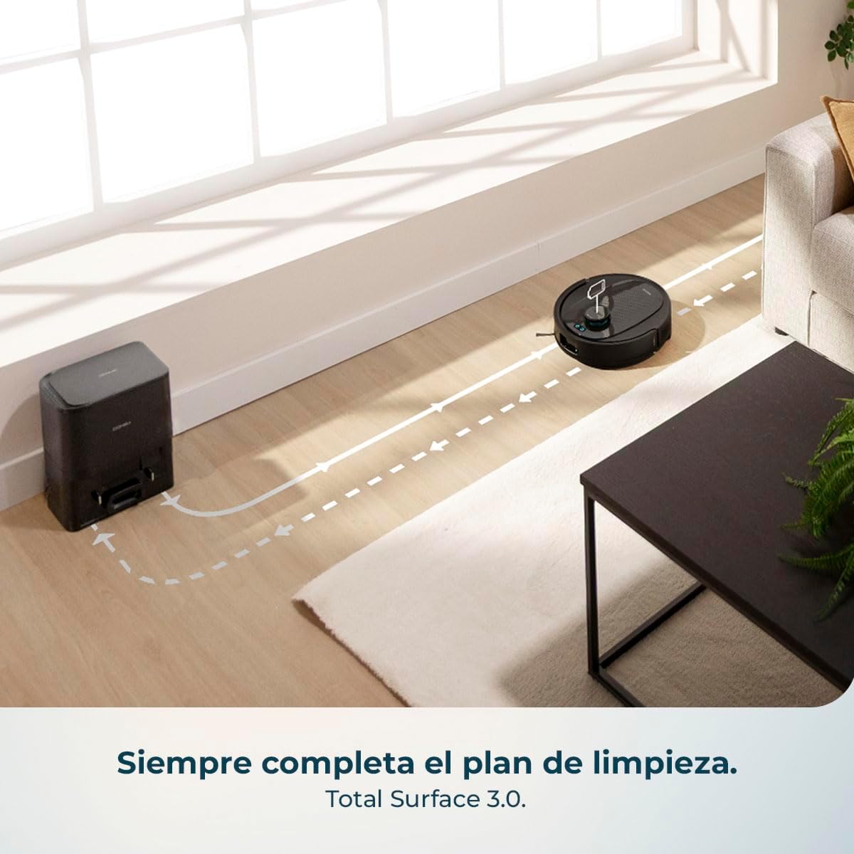 Cecotec Robot Aspirador y Friegasuelos con Base de Autovaciado e IA Conga Y80 X-Treme. Navegación Láser e Inteligencia Artificial, 13000Pa, Base de 2.5L, Autonomía hasta 220m², Control App 3.0