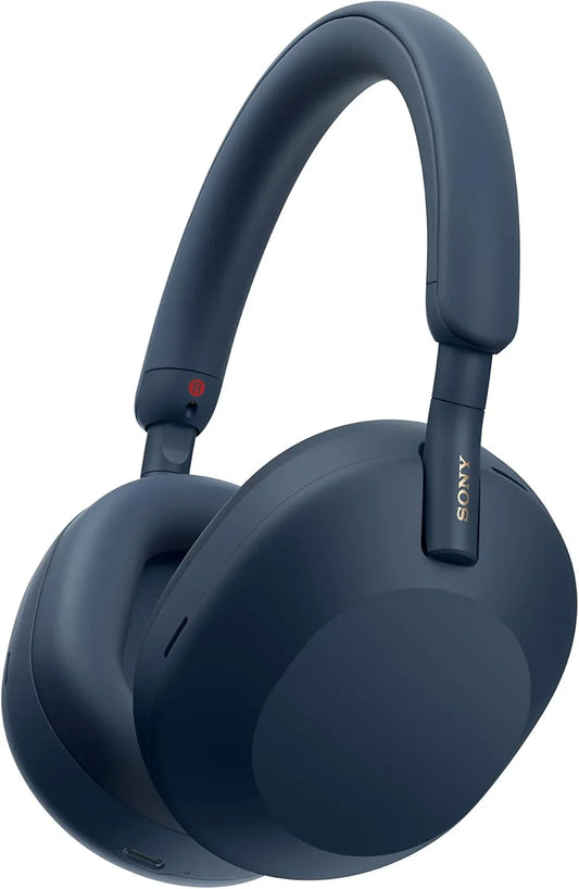 Sony WH-1000XM5 Noise Cancelling, Bluetooth Over-Ear Headphones, Crystal Clear Calls, Hi-Res, 360 Reality Audio, 30h Battery, Fast Charge, Includes Hard Case, iOS, Android - Black