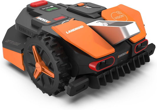 WORX Landroid Vision S250 WR202E Robot cortacésped para Jardines de hasta 250 m² – Robot cortacésped Inteligente sin Cable de limitación – WiFi y Bluetooth – prevención Activa de obstáculos con