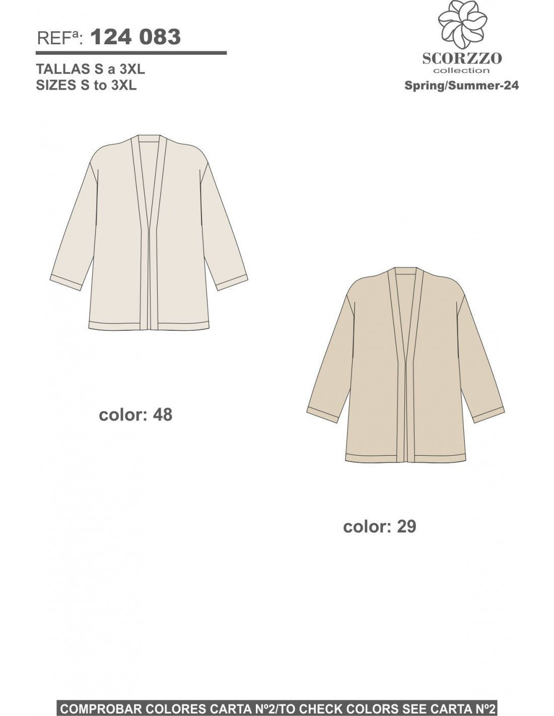 Chaqueta Abierta Lúrex SCORZZO
