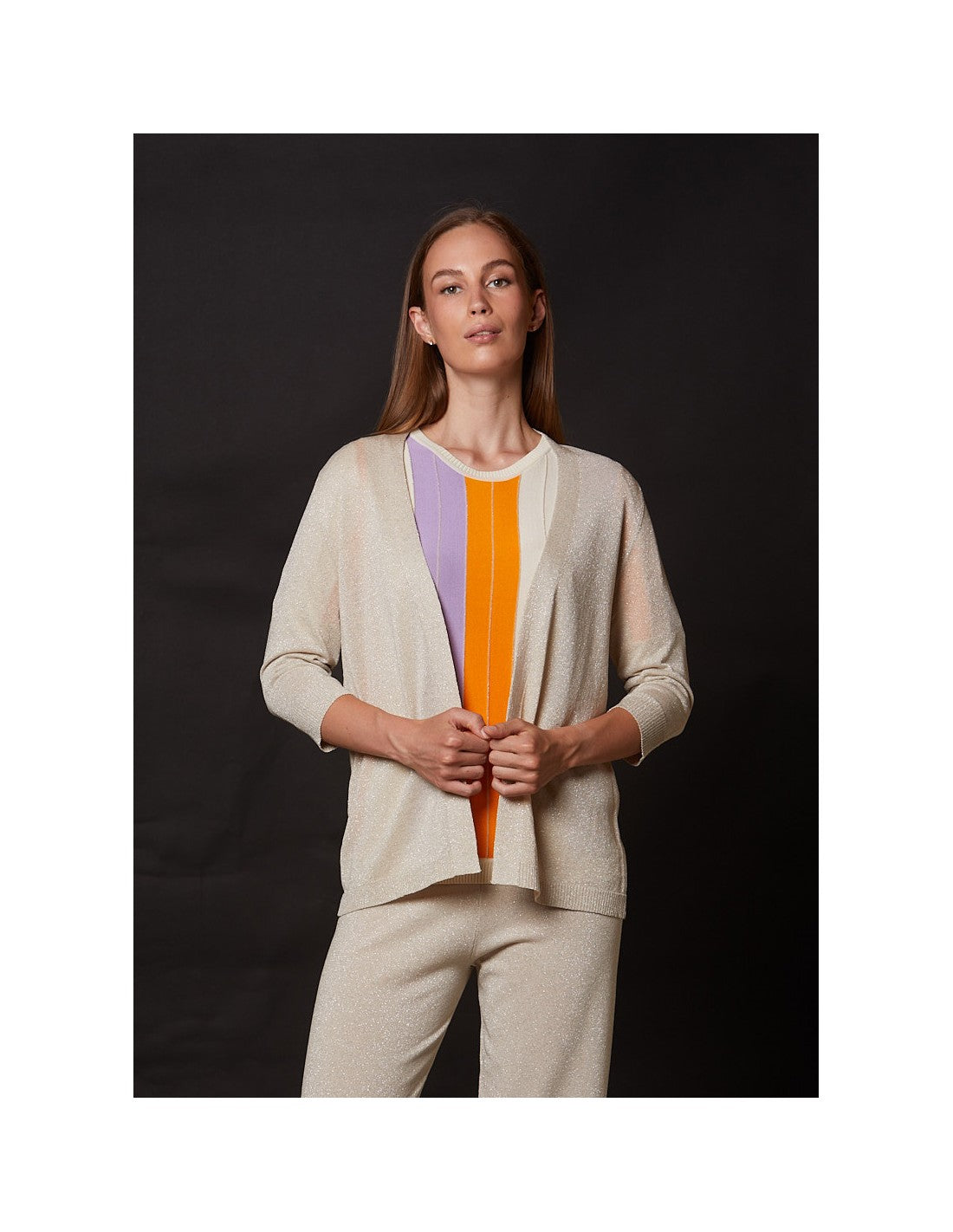 Chaqueta Abierta Lúrex SCORZZO