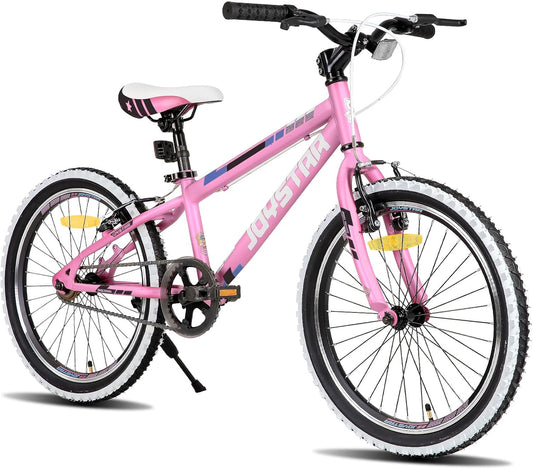 JOYSTAR Lubbock 20 Bicicleta Infantil de 24 Pulgadas para niños y niñas de 7 a 12 años Bicicleta de montaña rígida para niños con Marchas de 1 a 7 velocidades